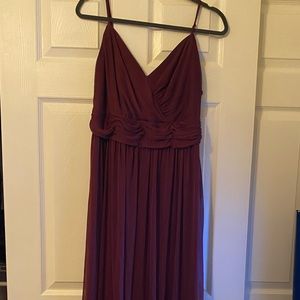 David’s Bridal bridesmaid gown